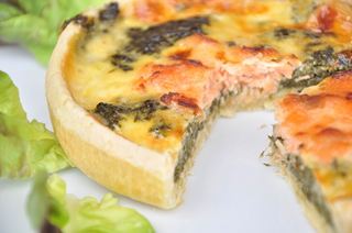 tarte saumon epinards
