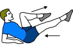 pédalage abdominaux