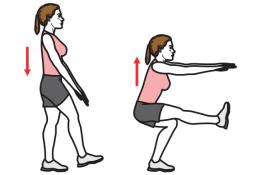 squat sur une jambe
