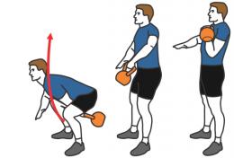 kettlebell clean