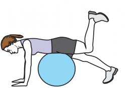 muscler fesses fit ball