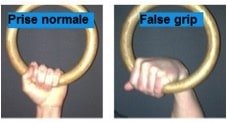 false grip muscle up ring