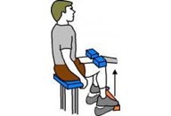 Exercice à la presse à mollet musculation soléaire