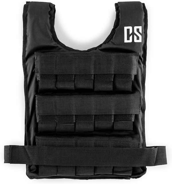 Gilet lesté avec poids réglable pour entraînement de force et résistance de 3 kg poids