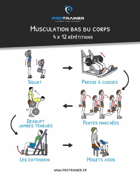 musculation bas du corps vacances
