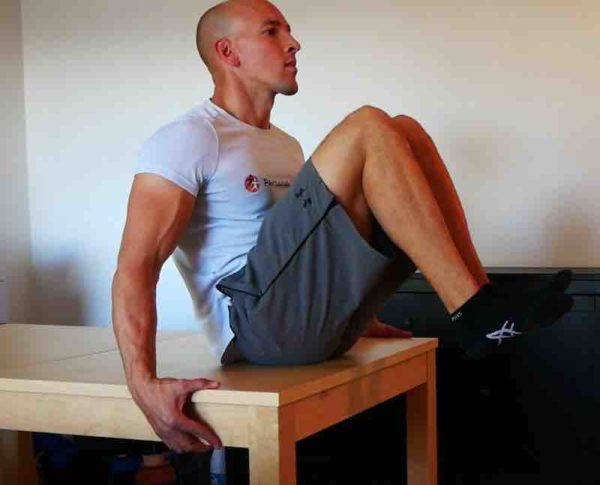 exercice abdo table