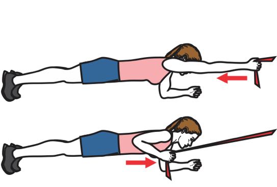 exercice gainage elastique