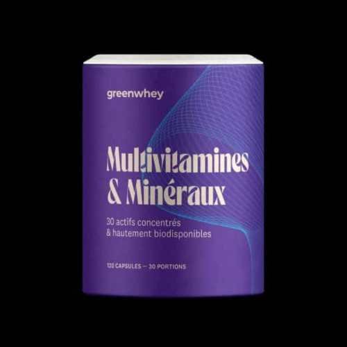 multivitamines et minéraux Greenwhey
