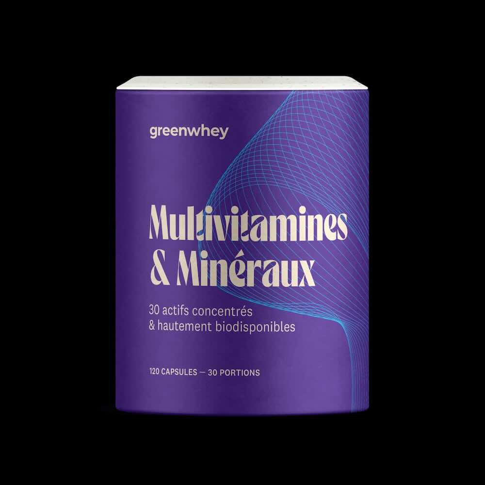 multivitamines et minéraux Greenwhey
