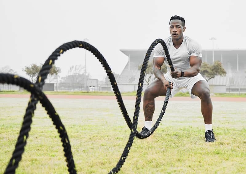 entrainement battle rope