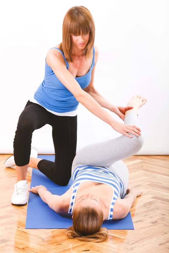 Professeur de fitness M'assouplir, me détendre