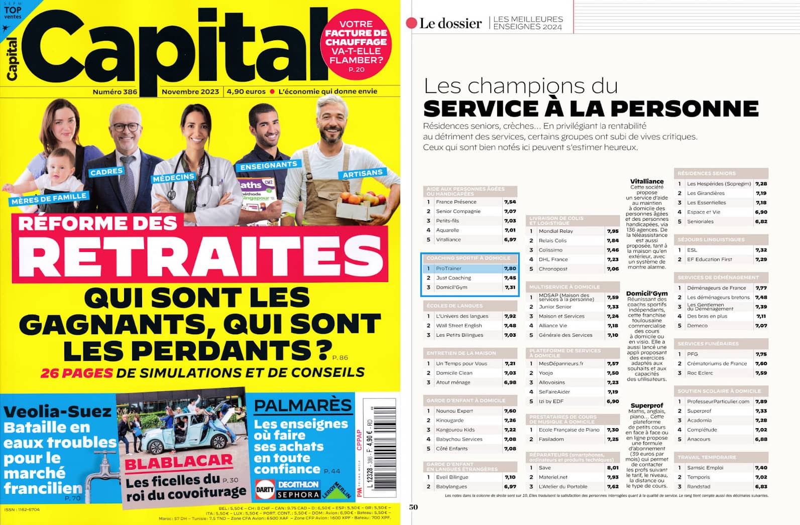 Palmarès des meilleures enseignes 2024